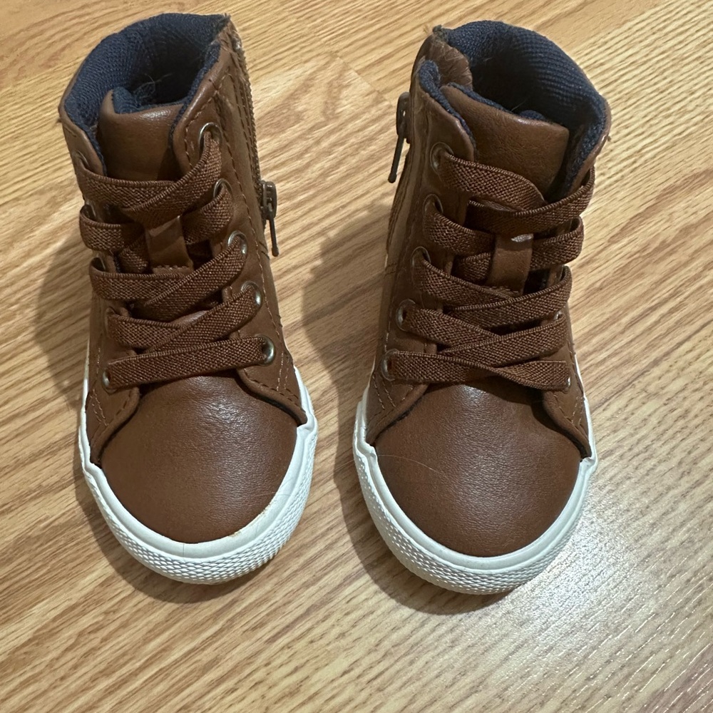 Cat & Jack Brown High-Top Sneakers